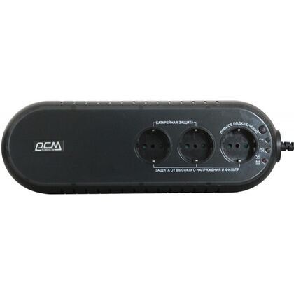 Купить ИБП PowerCom WOW-700U 700 ВА/ 350 Вт, 3*Schuko (Euro), USB, RJ45/ RJ11 ( Аккумулятор 12 V/ 3,8 Ah*1) в Симферополе, Севастополе, Крыму